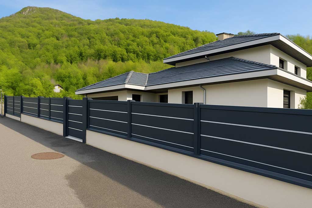 cloture aluminium assortie occultant cloture aluminium assortie occultant