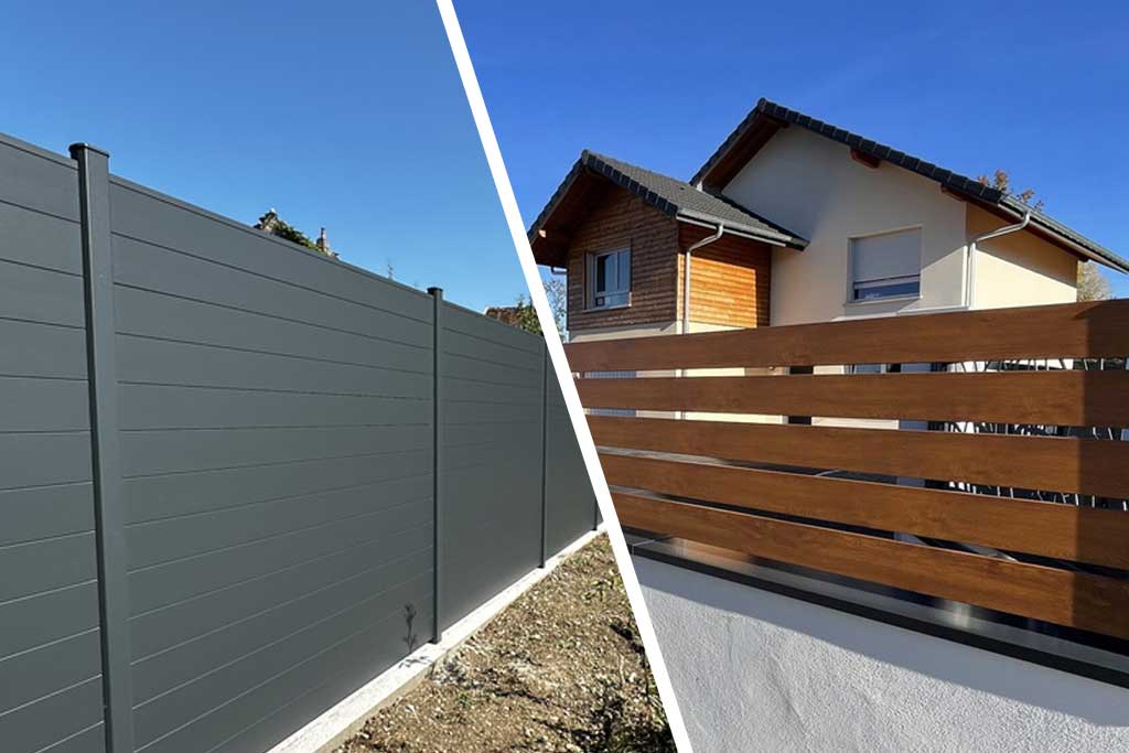 clotures rigides occultation totale ajouree